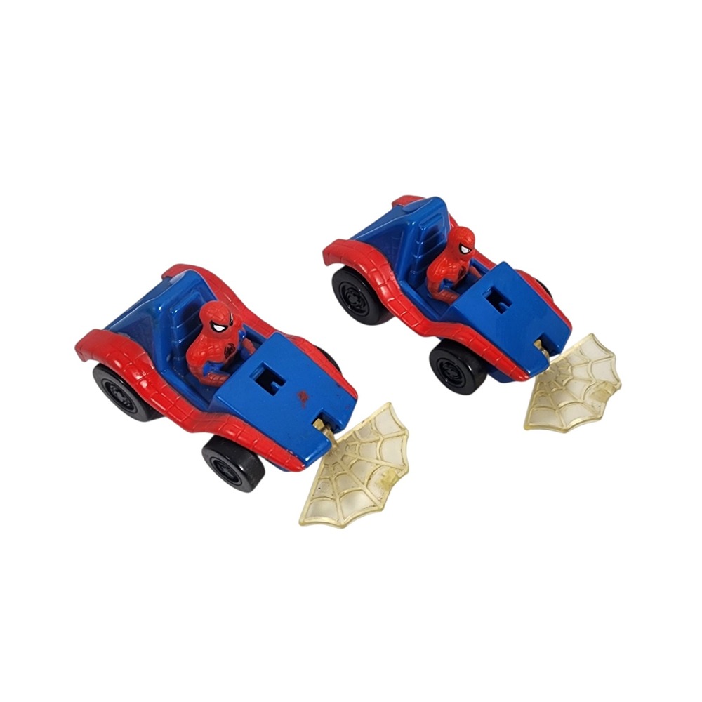 Spider Man Toy Car Marvel‎ Spider-Man Web Car McDonalds Happy Meal Toy 1996